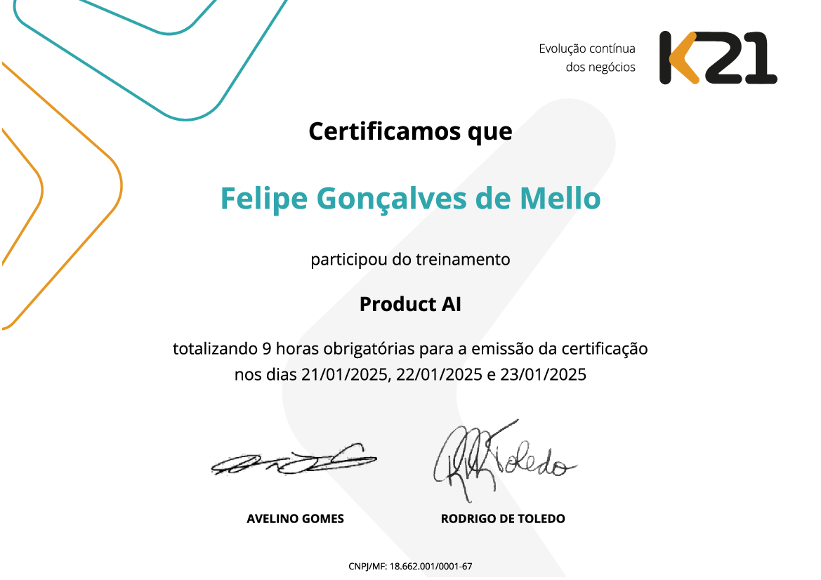 Certificado K21